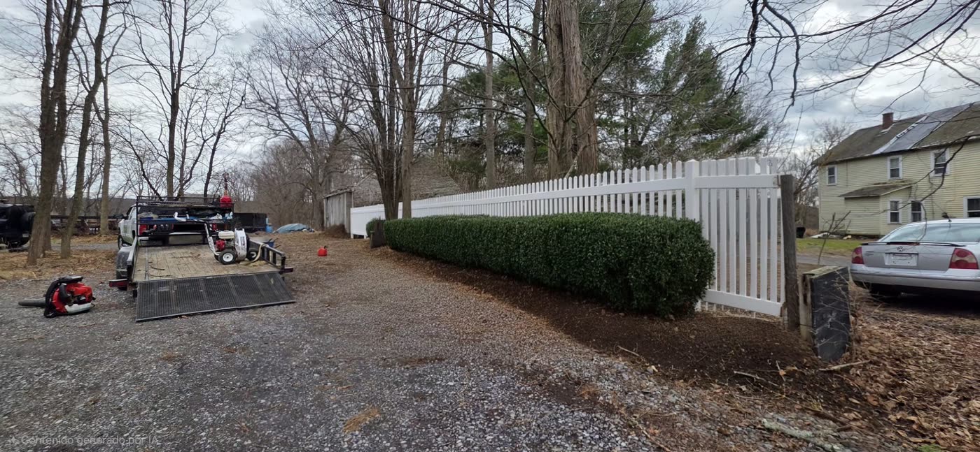 Shrub trimming and mulching service